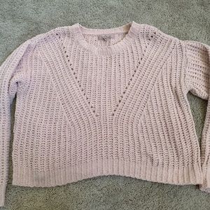 Comfy light pink sweater